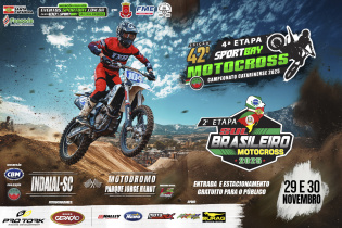 A cidade de Indaial se prepara para receber, neste fim de semana, a 4 etapa do SportBay Campeonato Catarinense de Motocross 2025