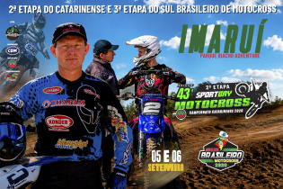 Parque Riacho Adventure ser� palco da 2� etapa do Campeonato Catarinense e da 3� etapa do Sul-Brasileiro de Motocross nos dias 5 e 6 de setembro, reunindo grandes nomes da modalidade